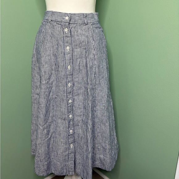 Ralph Lauren Dresses & Skirts - Ralph Lauren Navy Striped A-Line Skirt